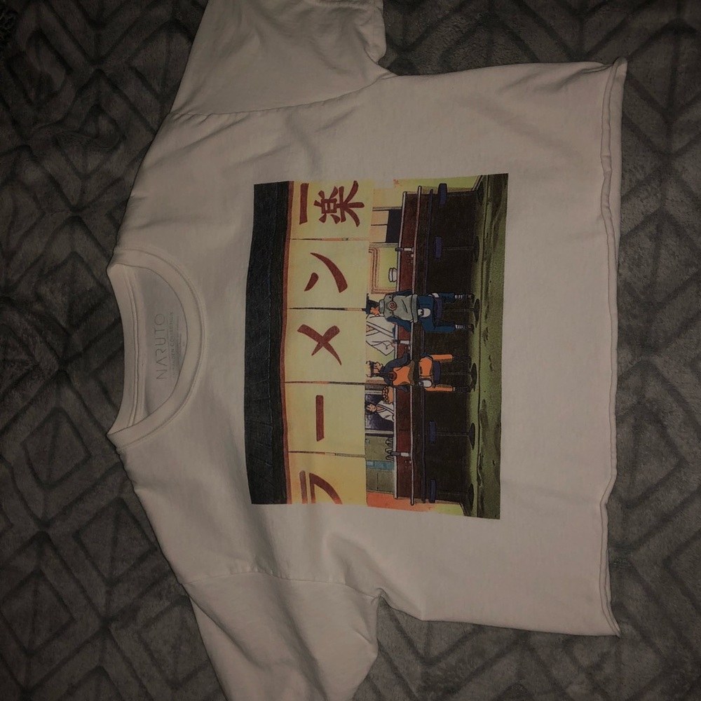 Naruto crop tee Worn twice